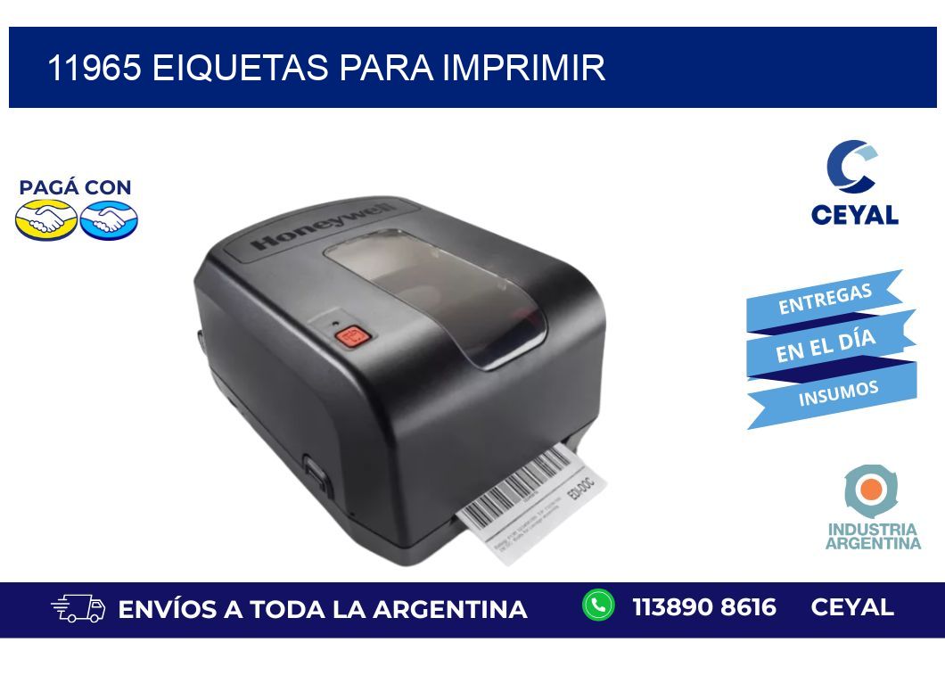 11965 EIQUETAS PARA IMPRIMIR