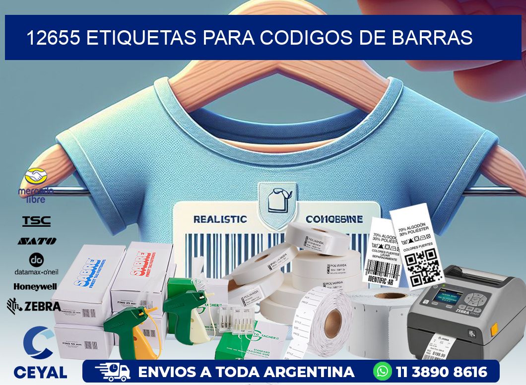 12655 ETIQUETAS PARA CODIGOS DE BARRAS