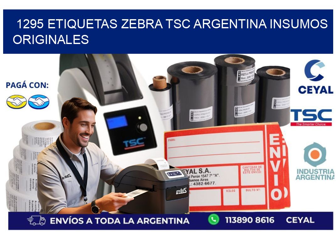 1295 etiquetas zebra tsc argentina INSUMOS ORIGINALES