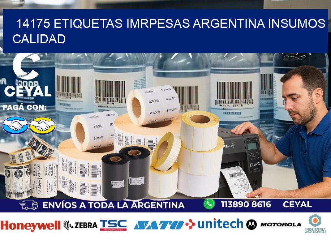 14175 etiquetas imrpesas argentina INSUMOS CALIDAD