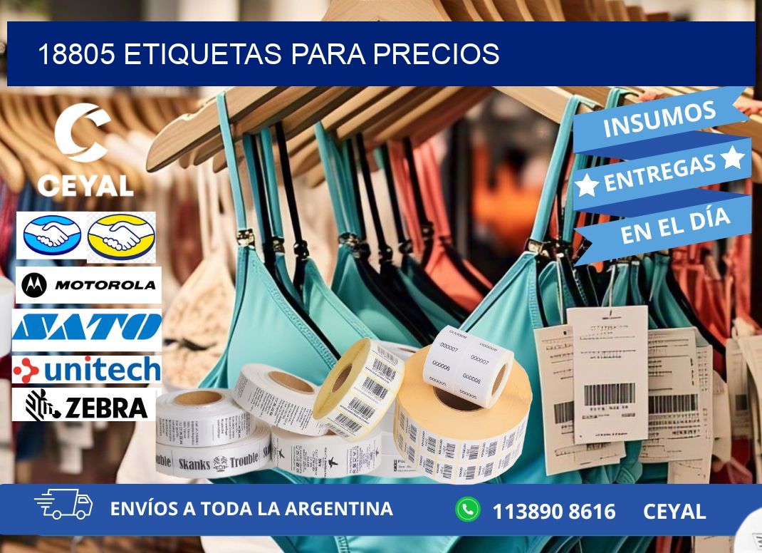 18805 ETIQUETAS PARA PRECIOS