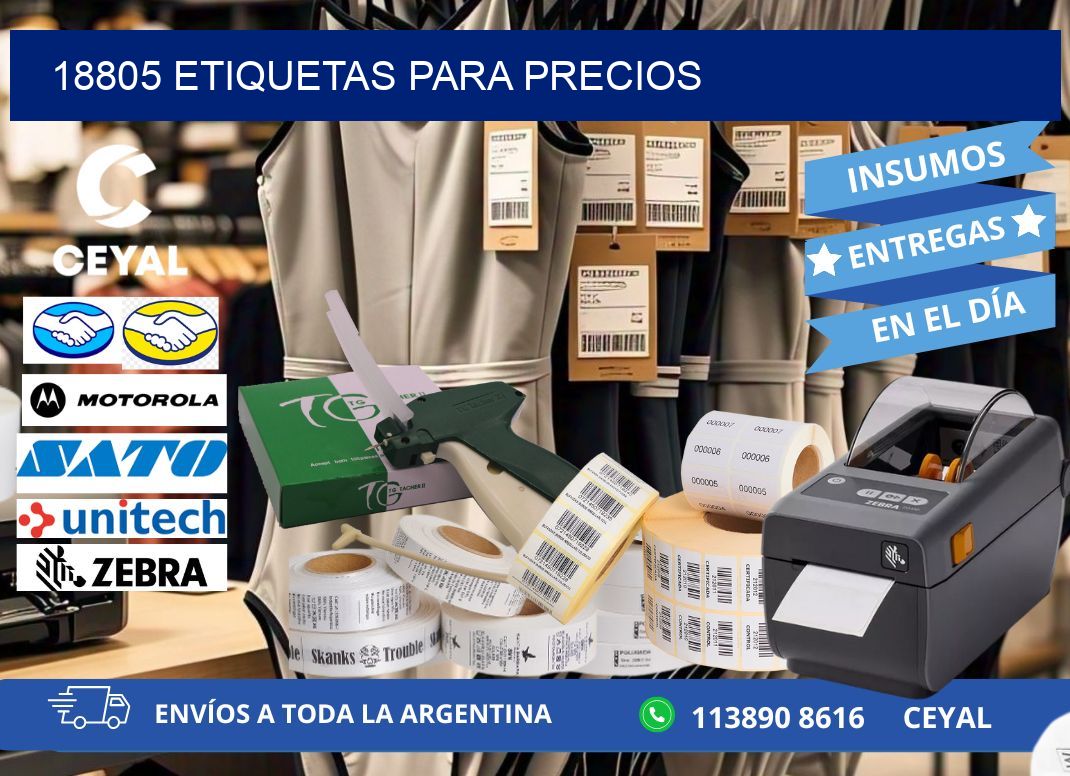 18805 ETIQUETAS PARA PRECIOS
