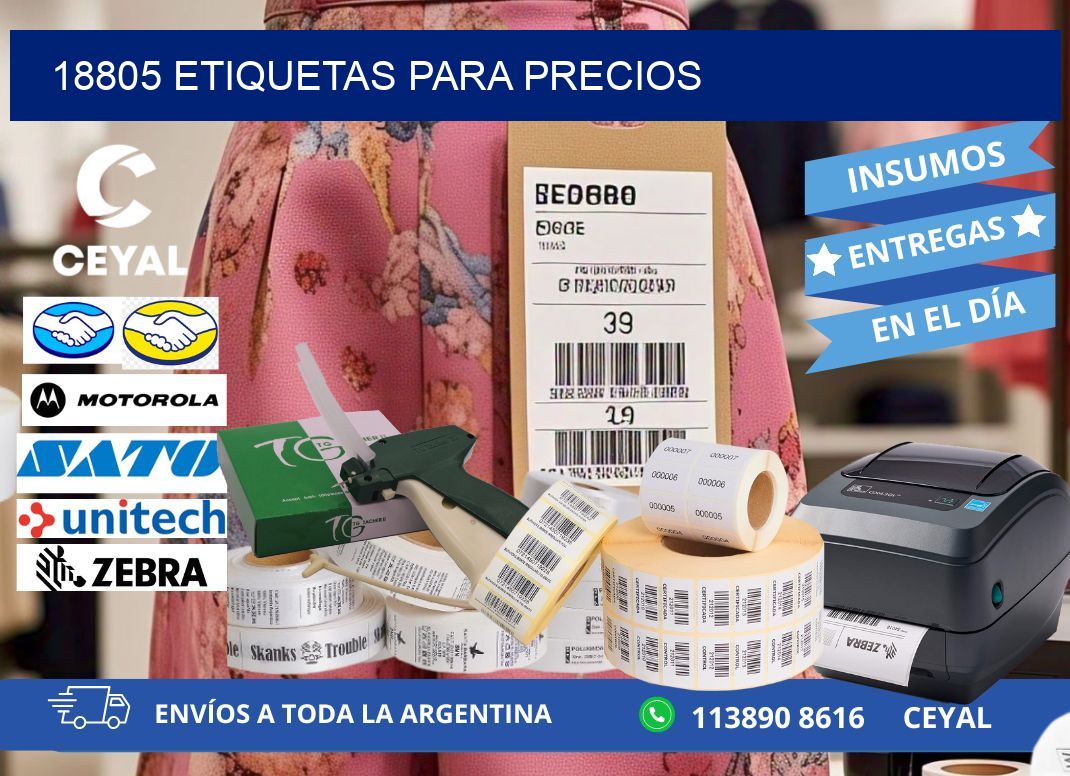 18805 ETIQUETAS PARA PRECIOS