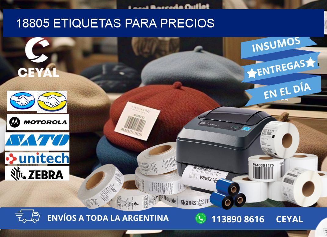 18805 ETIQUETAS PARA PRECIOS
