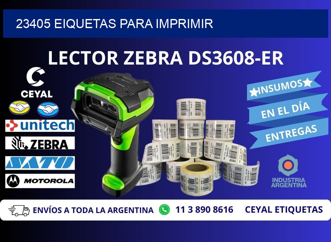 23405 EIQUETAS PARA IMPRIMIR