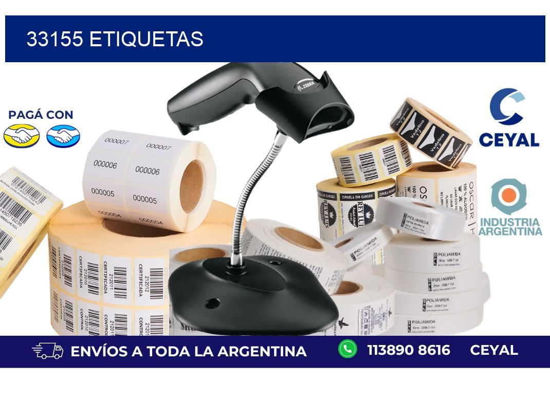 33155 ETIQUETAS