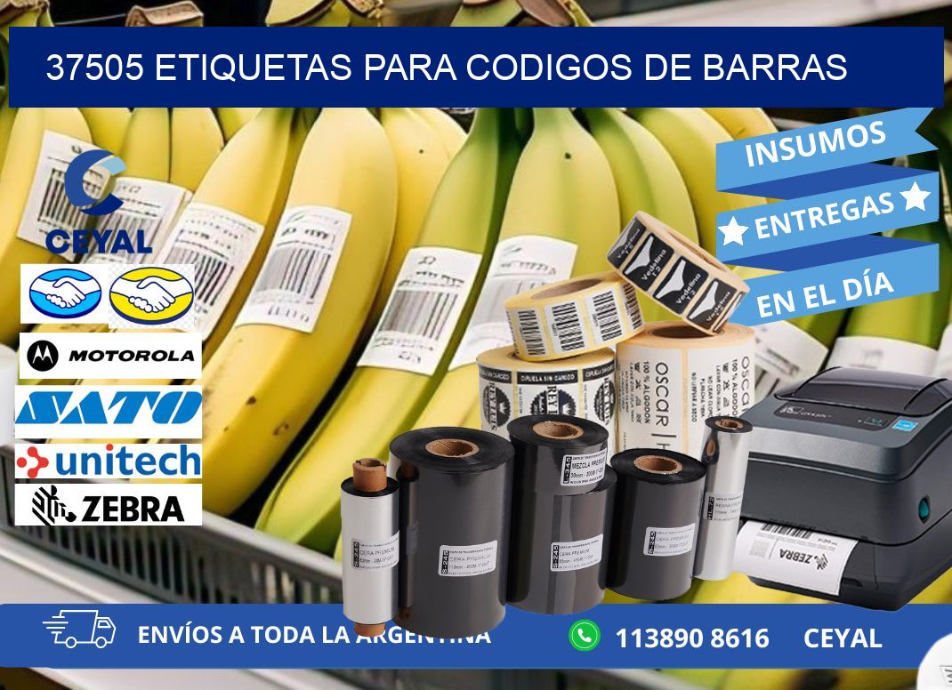 37505 ETIQUETAS PARA CODIGOS DE BARRAS