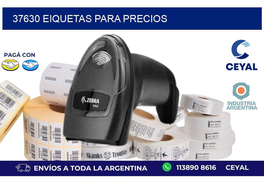 37630 EIQUETAS PARA PRECIOS