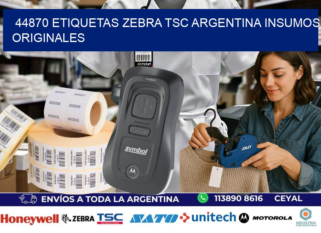 44870 etiquetas zebra tsc argentina INSUMOS ORIGINALES