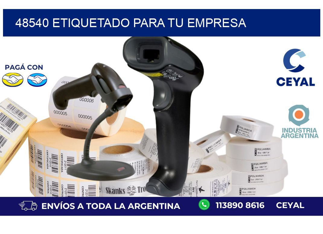 48540 ETIQUETADO PARA TU EMPRESA