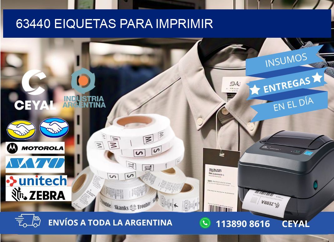 63440 EIQUETAS PARA IMPRIMIR