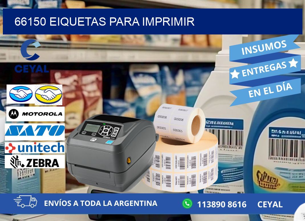 66150 EIQUETAS PARA IMPRIMIR