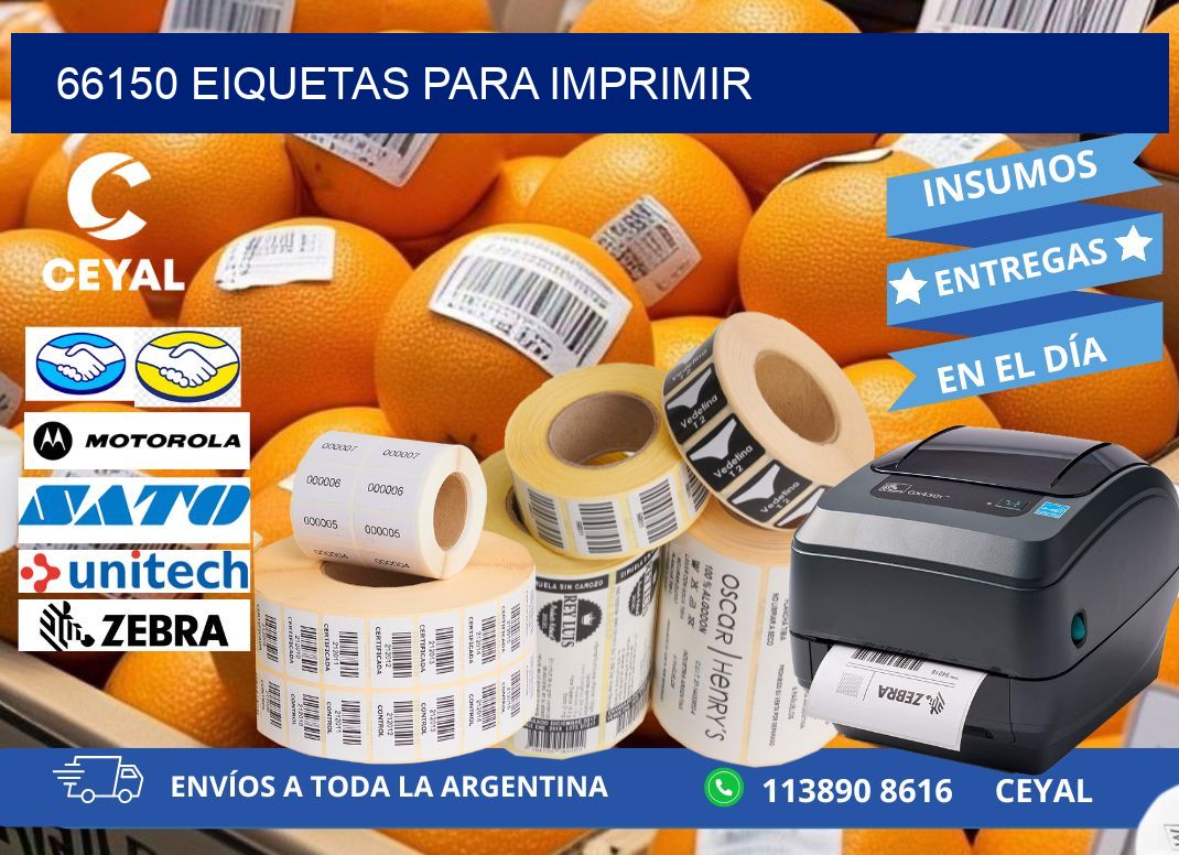 66150 EIQUETAS PARA IMPRIMIR