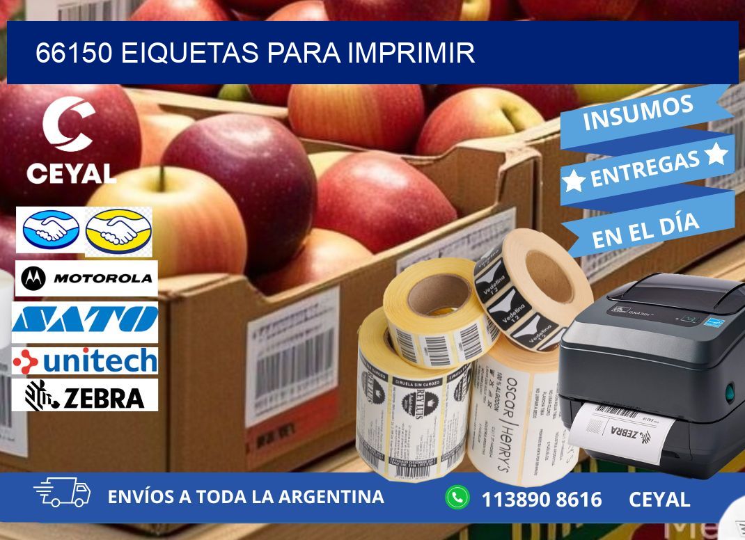 66150 EIQUETAS PARA IMPRIMIR