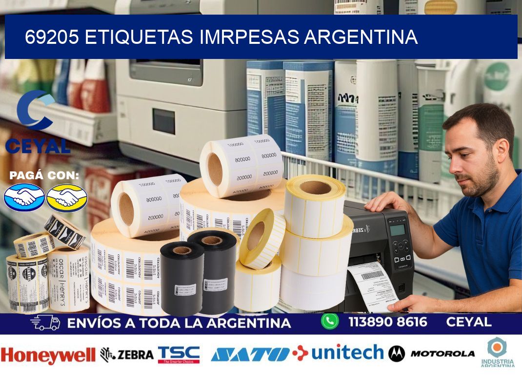69205 etiquetas imrpesas argentina
