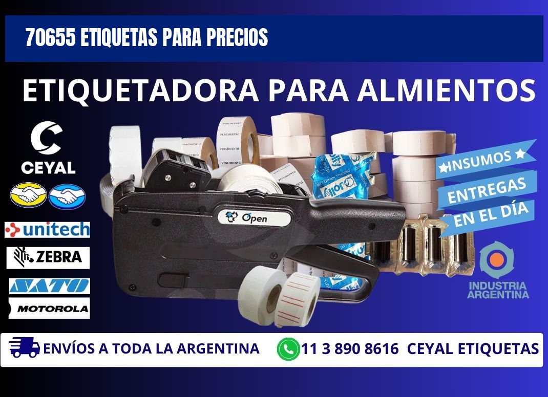 70655 ETIQUETAS PARA PRECIOS