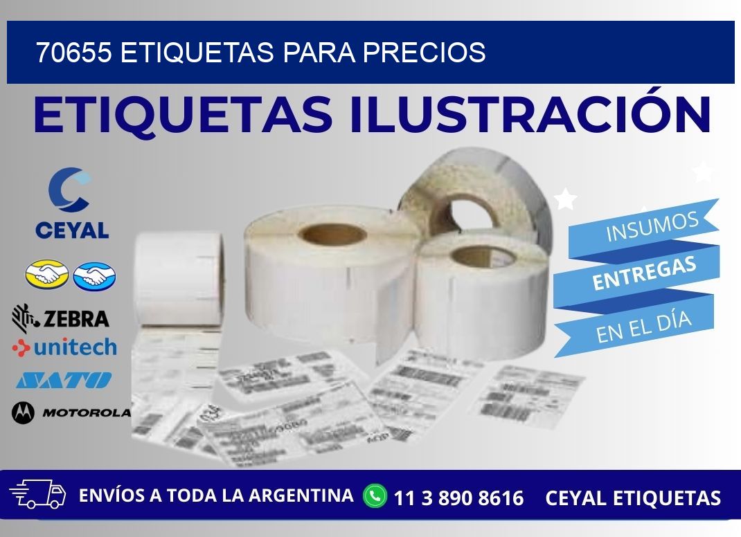70655 ETIQUETAS PARA PRECIOS