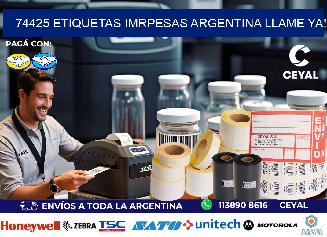 74425 etiquetas imrpesas argentina LLAME YA!