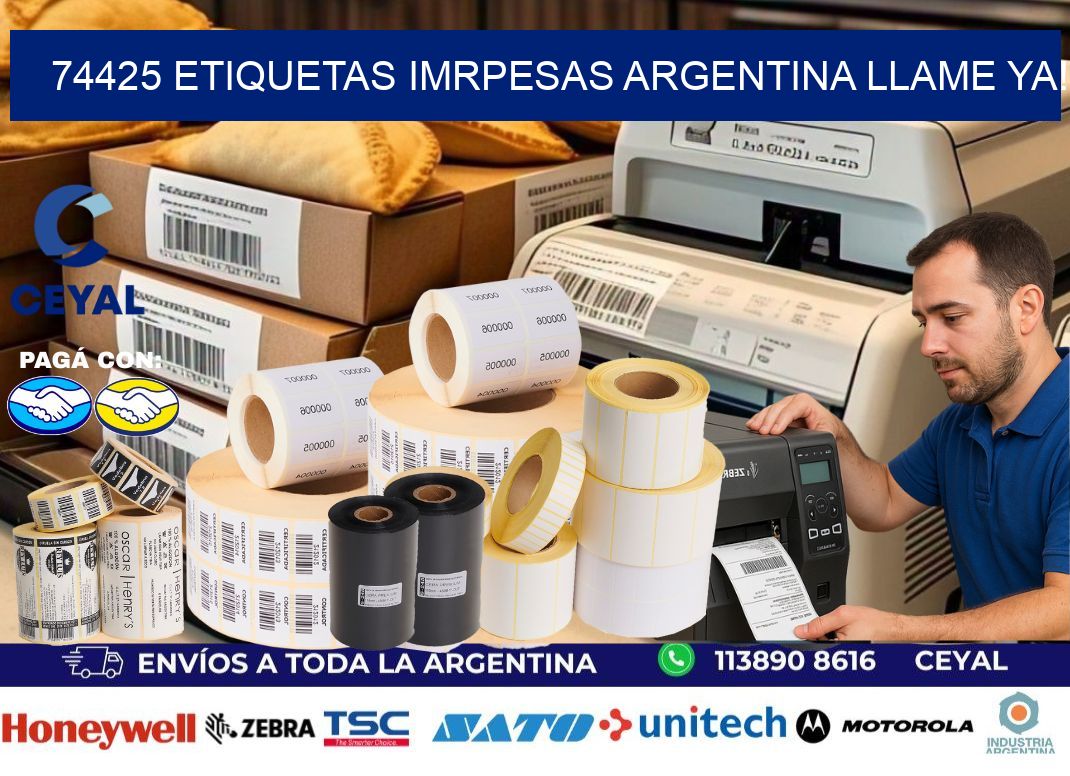 74425 etiquetas imrpesas argentina LLAME YA!