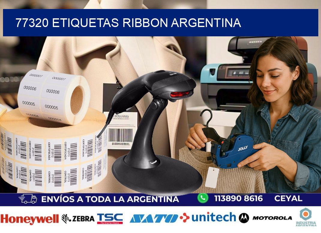 77320 etiquetas ribbon argentina