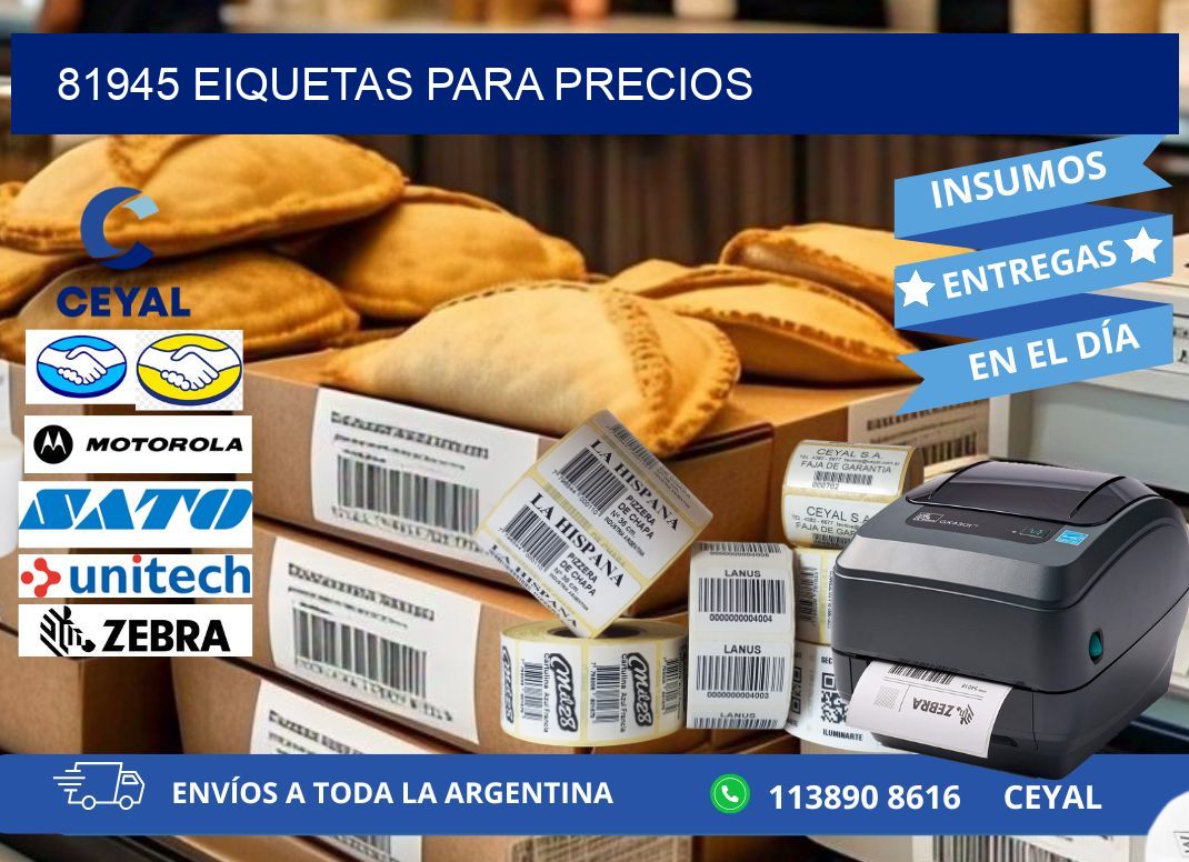 81945 EIQUETAS PARA PRECIOS
