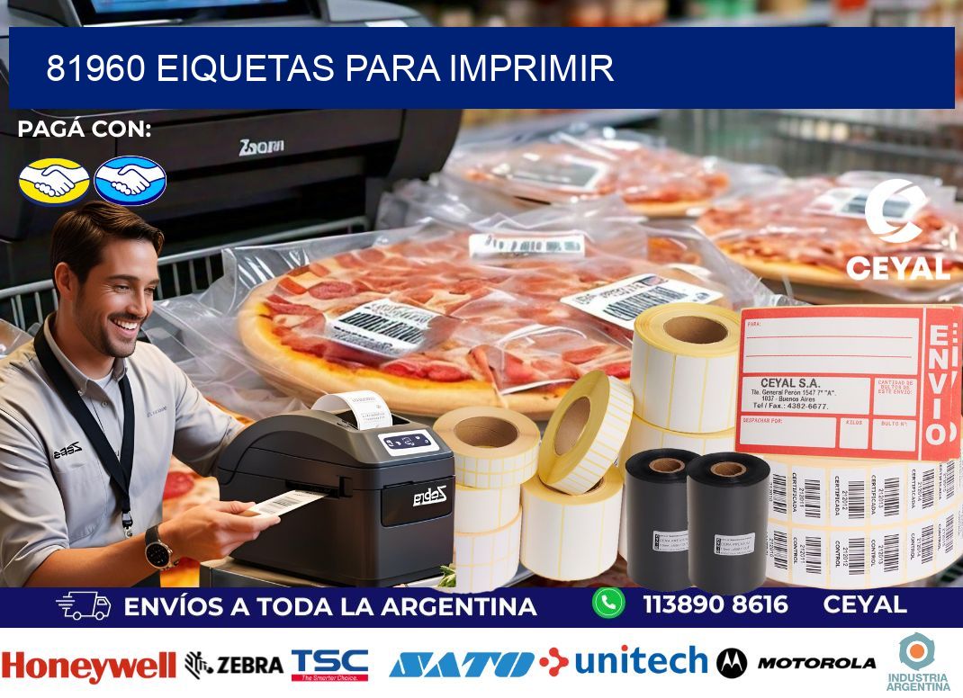 81960 EIQUETAS PARA IMPRIMIR