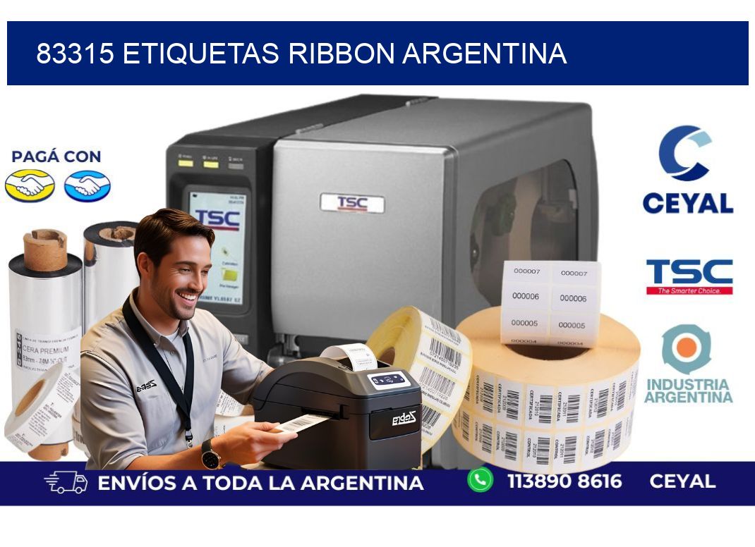 83315 etiquetas ribbon argentina