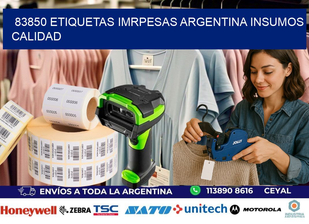 83850 etiquetas imrpesas argentina INSUMOS CALIDAD