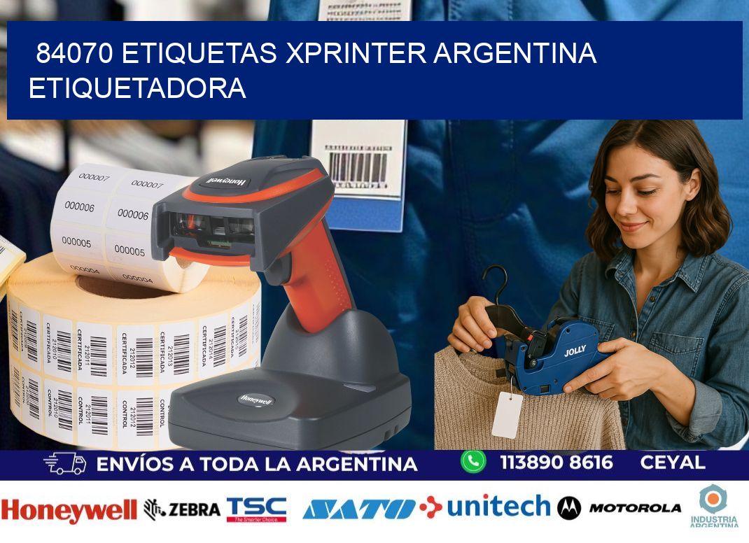 84070 etiquetas xprinter argentina ETIQUETADORA