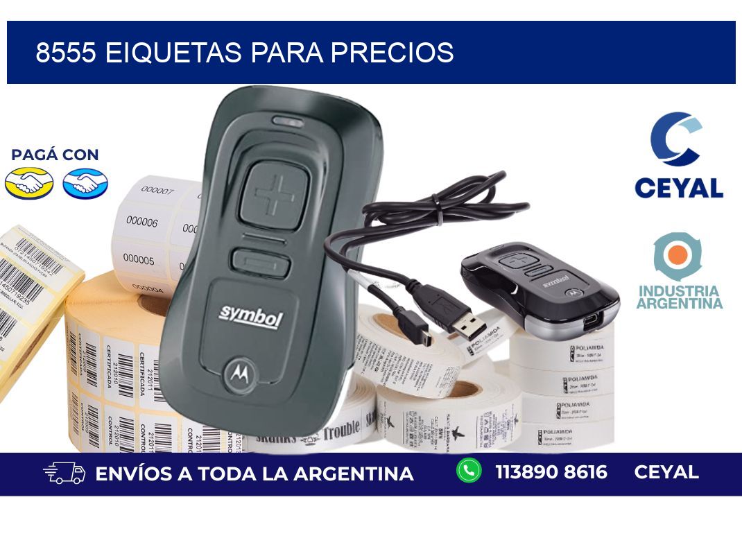8555 EIQUETAS PARA PRECIOS