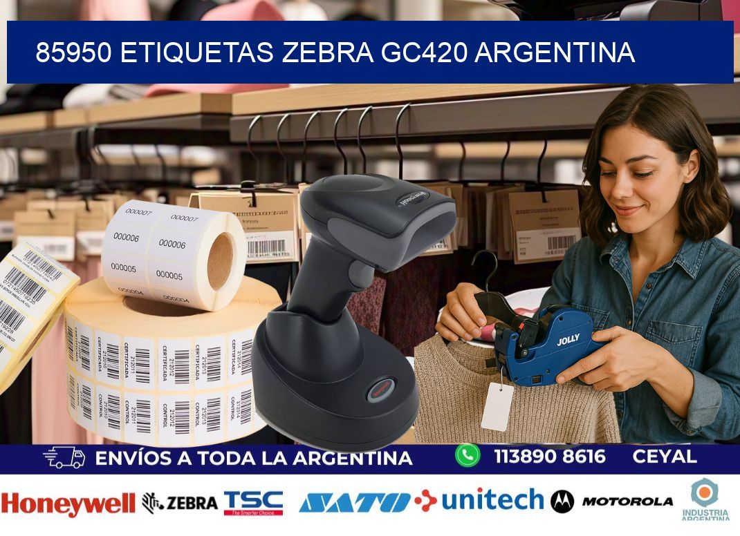 85950 etiquetas zebra gc420 argentina