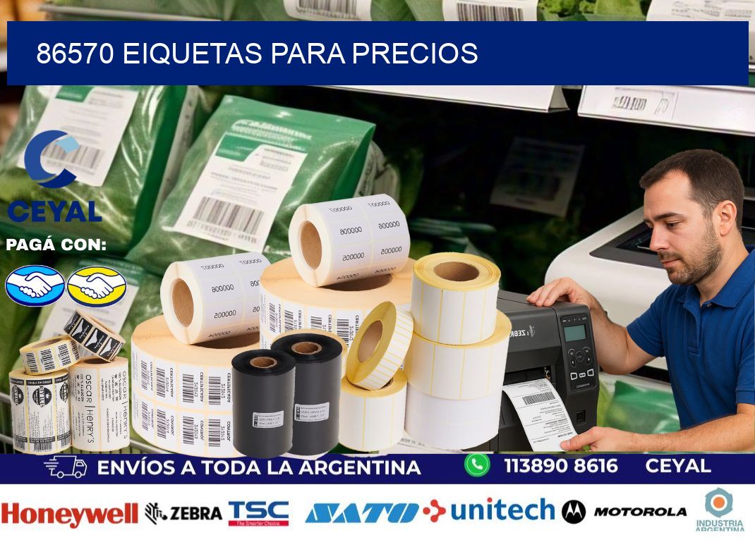 86570 EIQUETAS PARA PRECIOS