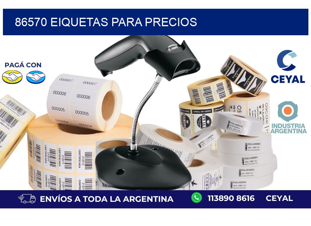 86570 EIQUETAS PARA PRECIOS