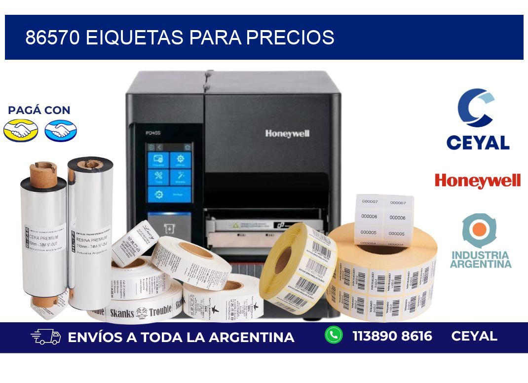 86570 EIQUETAS PARA PRECIOS