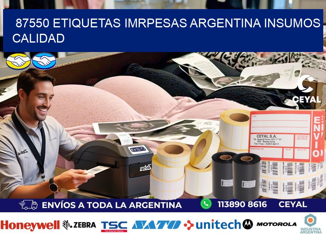 87550 etiquetas imrpesas argentina INSUMOS CALIDAD