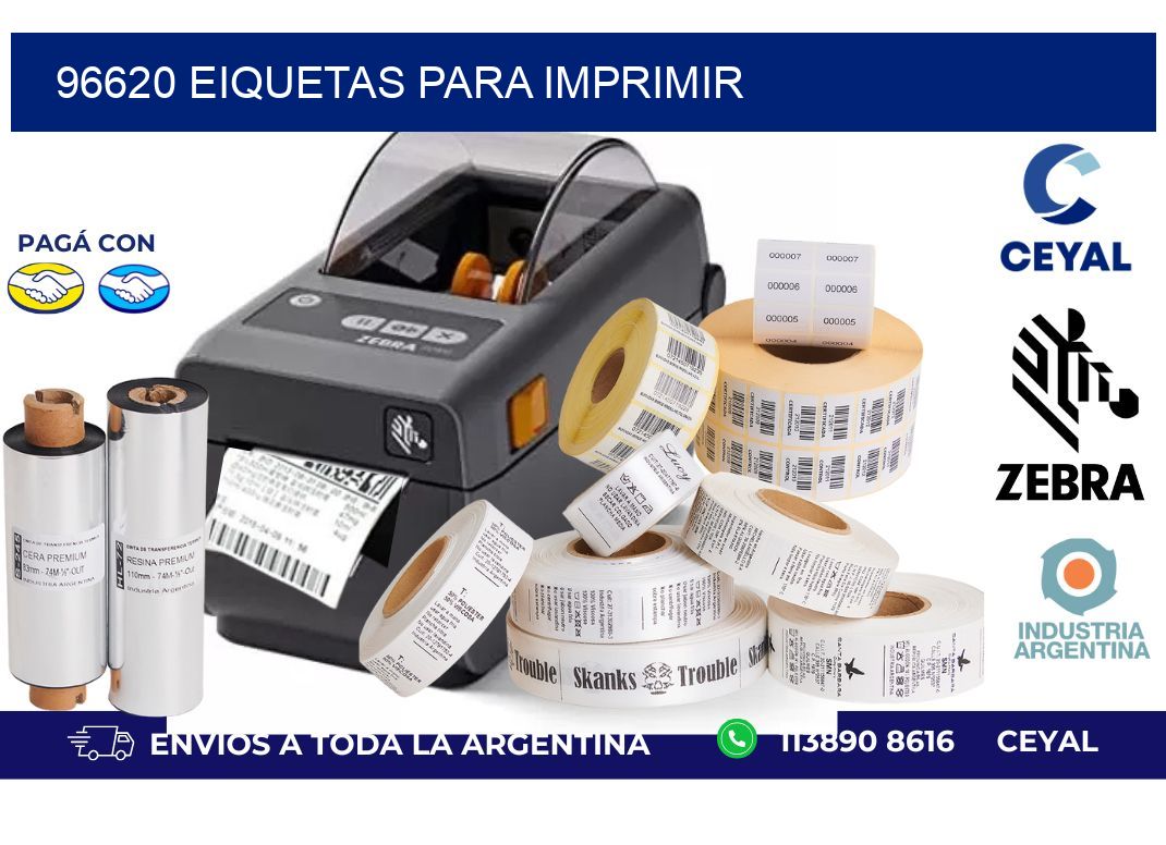 96620 EIQUETAS PARA IMPRIMIR