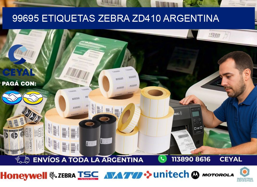 99695 etiquetas zebra zd410 argentina