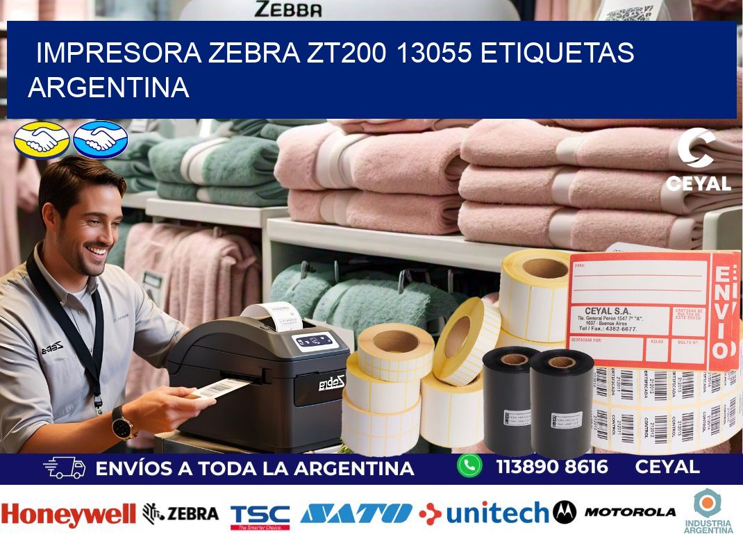 Impresora zebra zt200 13055 etiquetas argentina
