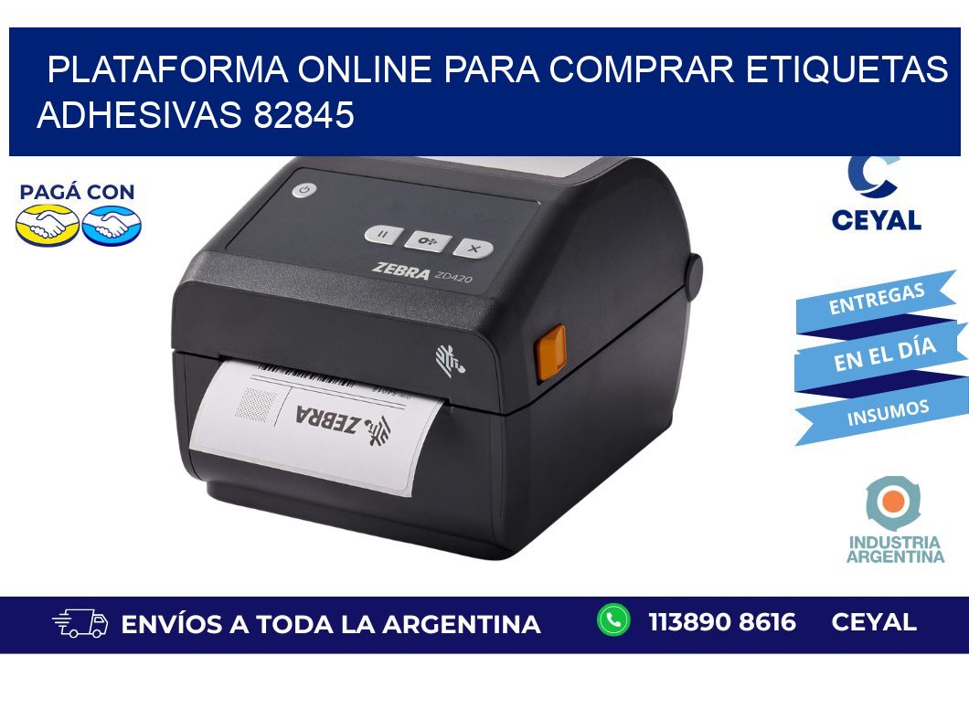 Plataforma Online para Comprar Etiquetas Adhesivas 82845