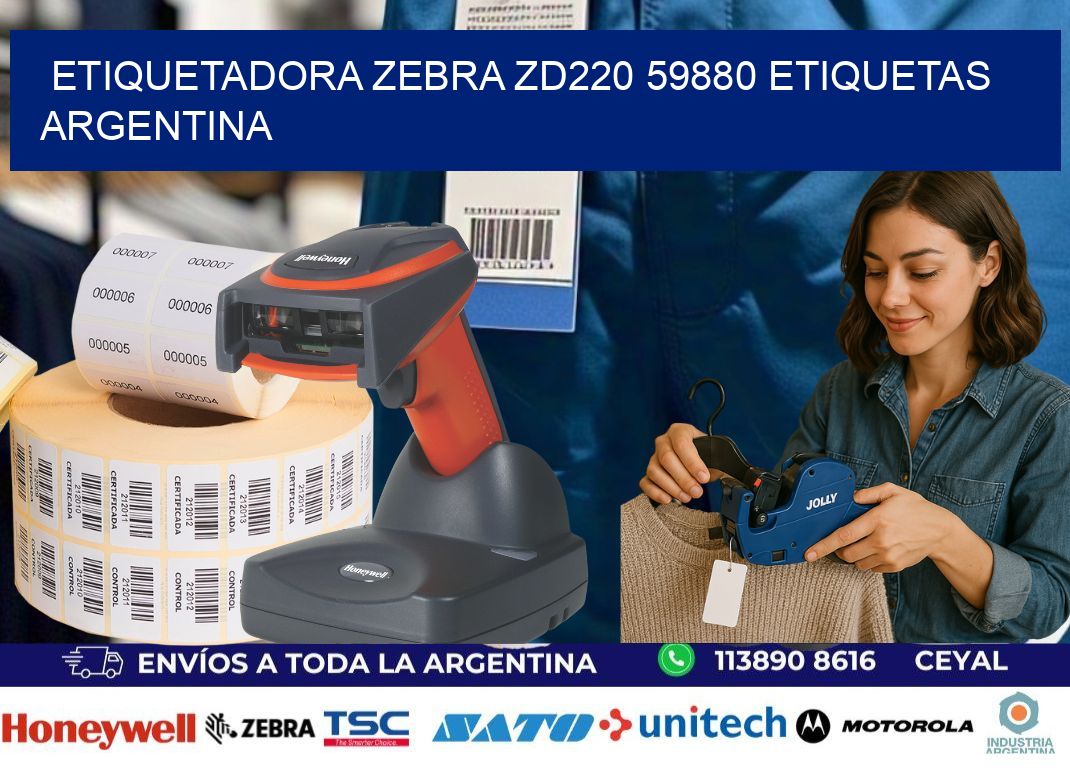 etiquetadora zebra zd220 59880 etiquetas argentina