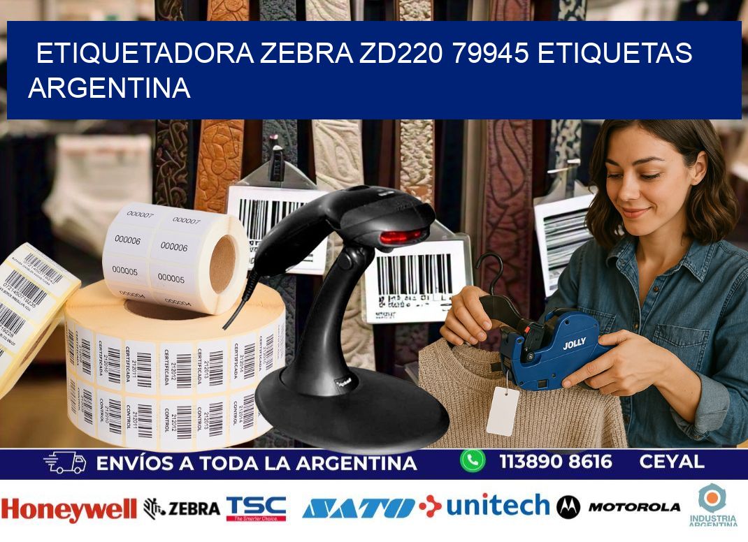 etiquetadora zebra zd220 79945 etiquetas argentina