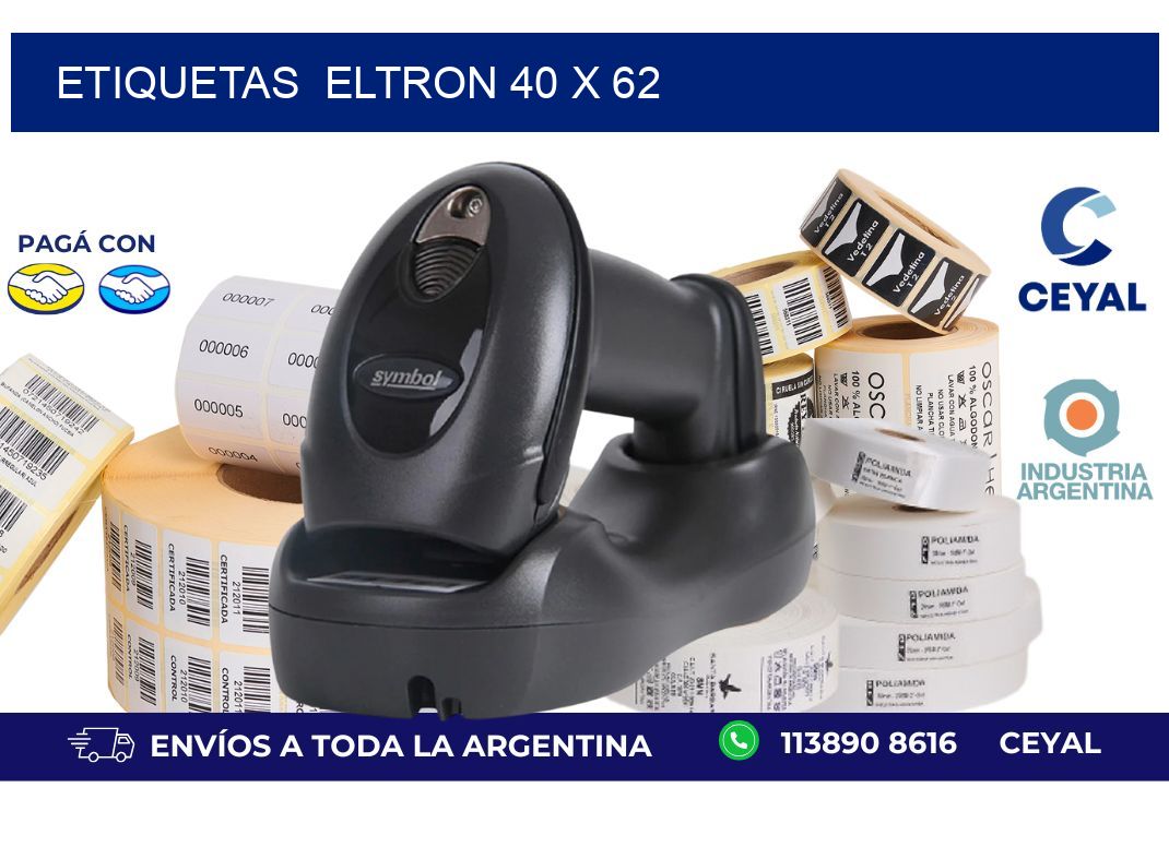 etiquetas  eltron 40 x 62