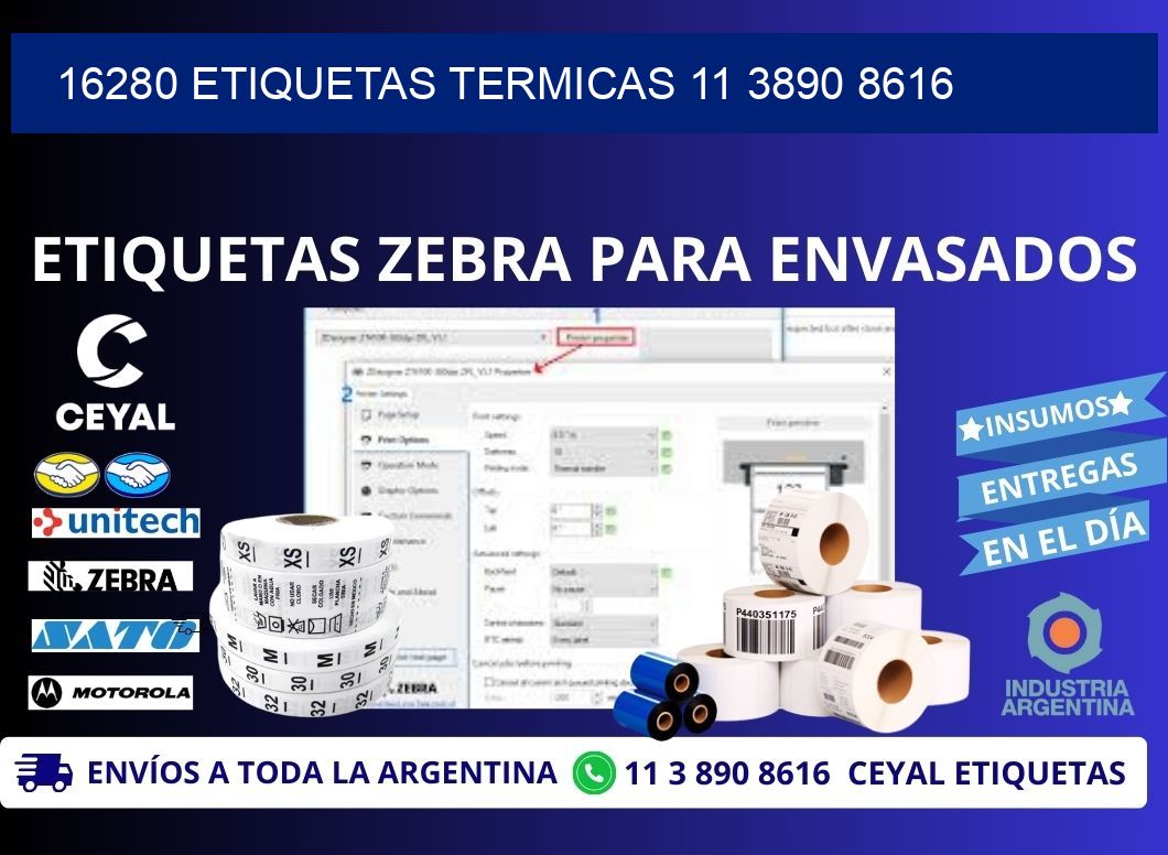 16280 ETIQUETAS TERMICAS 11 3890 8616
