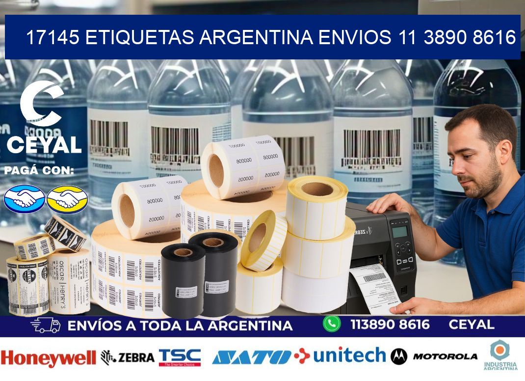 17145 ETIQUETAS ARGENTINA ENVIOS 11 3890 8616
