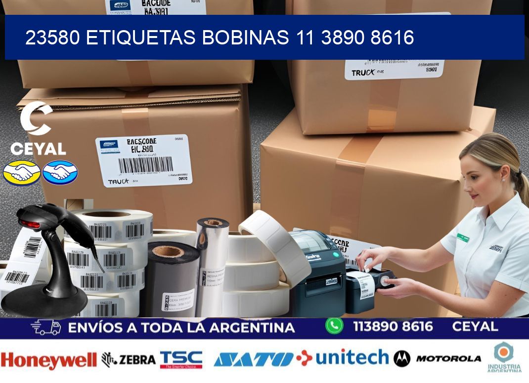 23580 ETIQUETAS BOBINAS 11 3890 8616