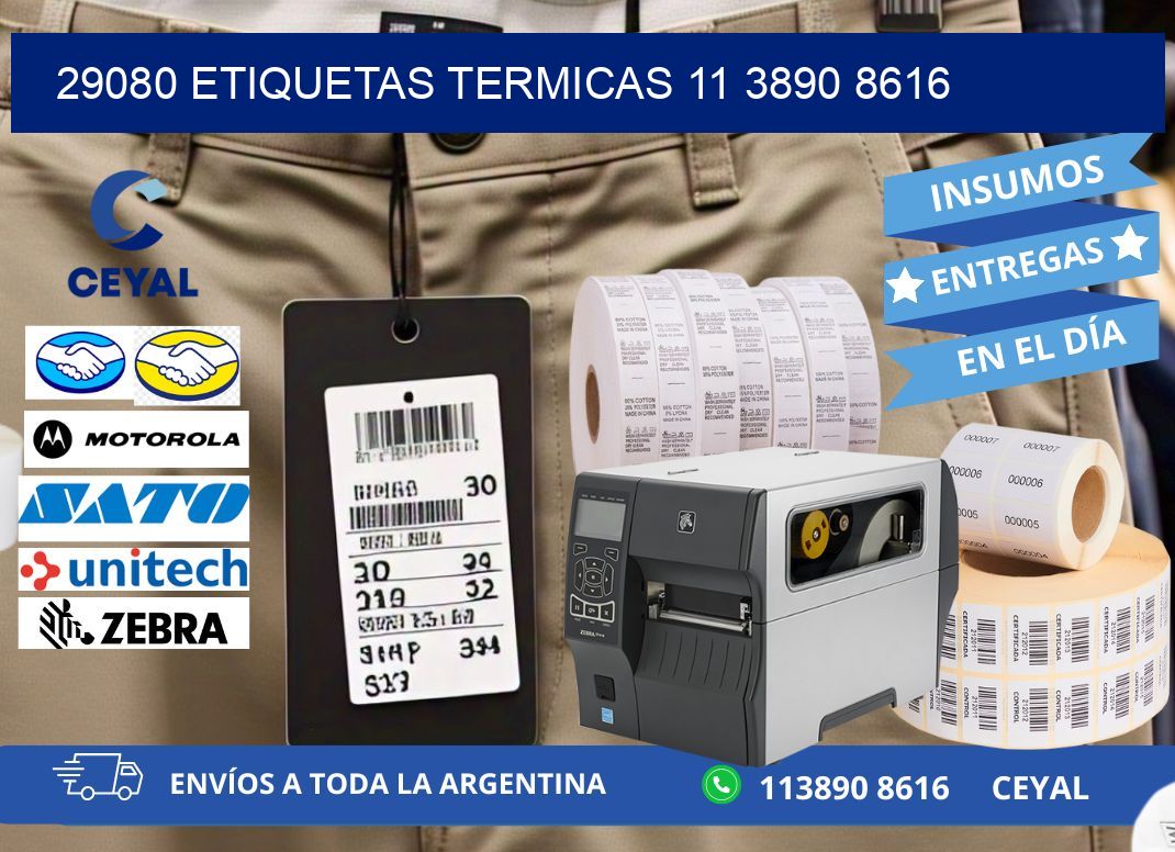 29080 ETIQUETAS TERMICAS 11 3890 8616