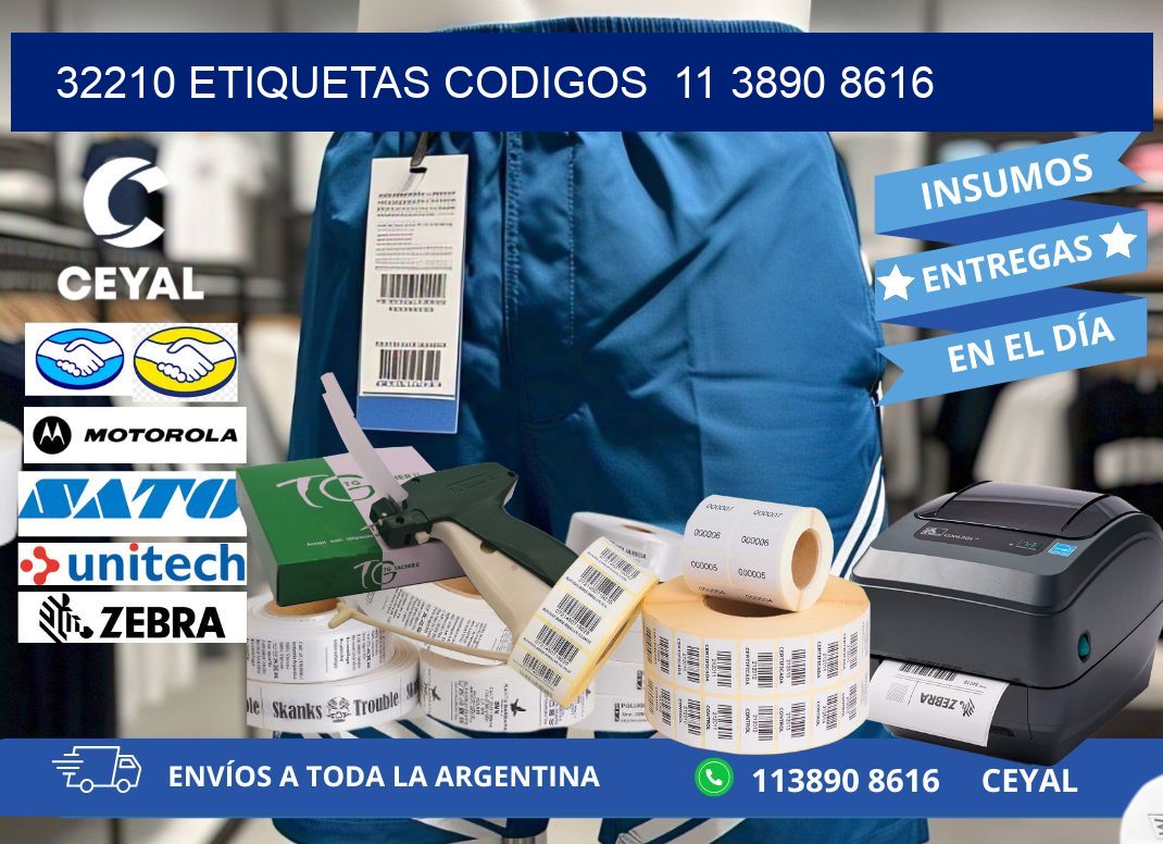 32210 ETIQUETAS CODIGOS  11 3890 8616