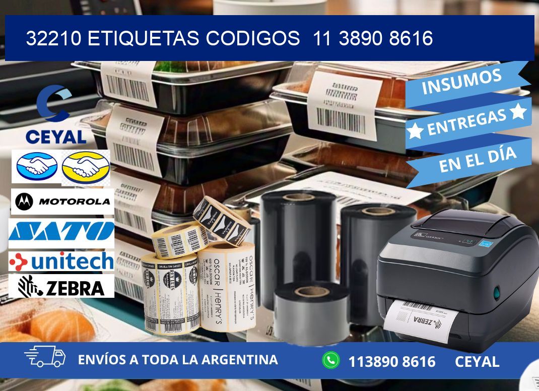 32210 ETIQUETAS CODIGOS  11 3890 8616