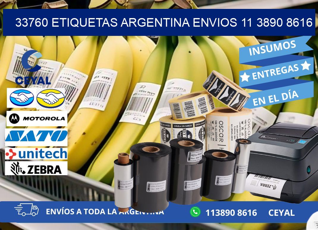 33760 ETIQUETAS ARGENTINA ENVIOS 11 3890 8616
