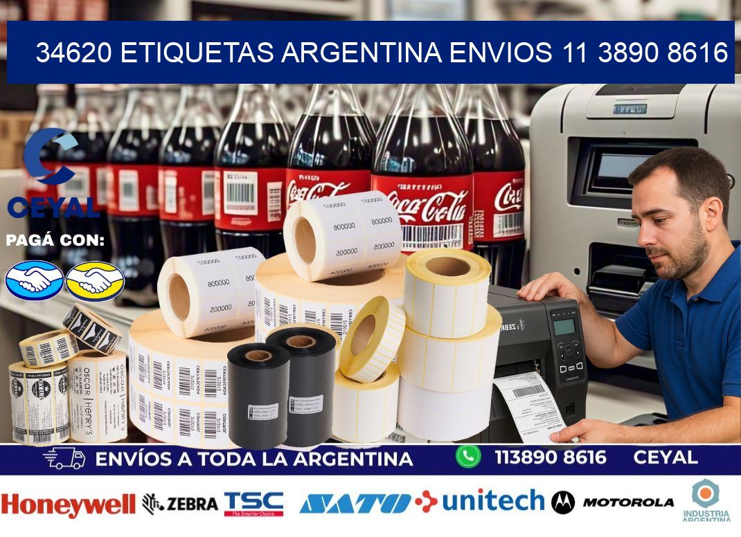 34620 ETIQUETAS ARGENTINA ENVIOS 11 3890 8616